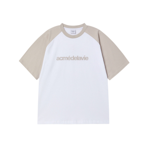 CONNECT LOGO RAGLAN SHORT SLEEVE T-SHIRT ESSENTIAL BEIGE
