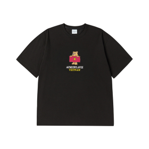 ADLV BEAR FOR VIETNAM SHORT SLEEVE T-SHIRT BLACK