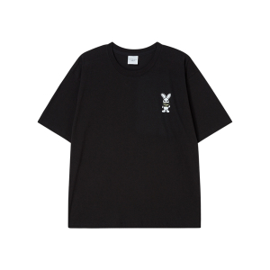 MUGSHOT ALIEN SHORT SLEEVE T-SHIRT BLACK