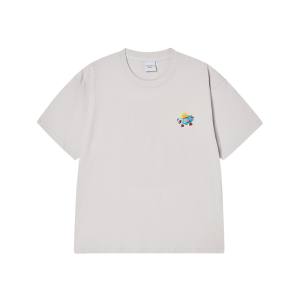 CLAY ALIEN SHORT SLEEVE T-SHIRT LIGHT GRAY